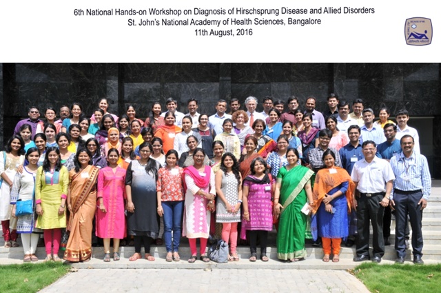 Aug 2016 : Report on St.John’s -AIPNA International Paed Path Conference and 6th Hands-on Workshop on Hirschsprung’s disease”